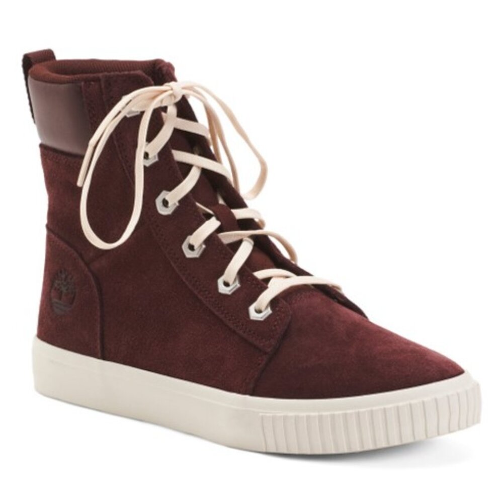 TIMBERLAND Suede High Top Lace Up Sneakers